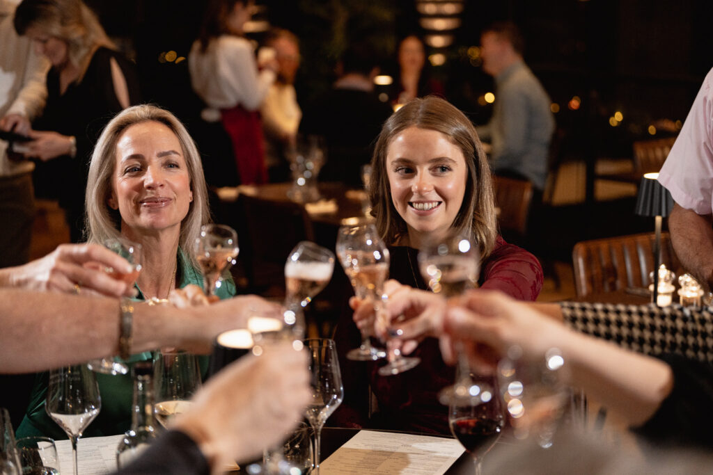 Balfour Winery Christmas with Opulence for wine tasting and dinner.